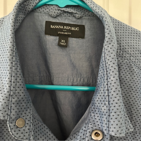 Lot Mens Shirts (14). XL Neck size 17.5, (3 size L) Chaps, Izod, JCrew, Banana. - Picture 9 of 15